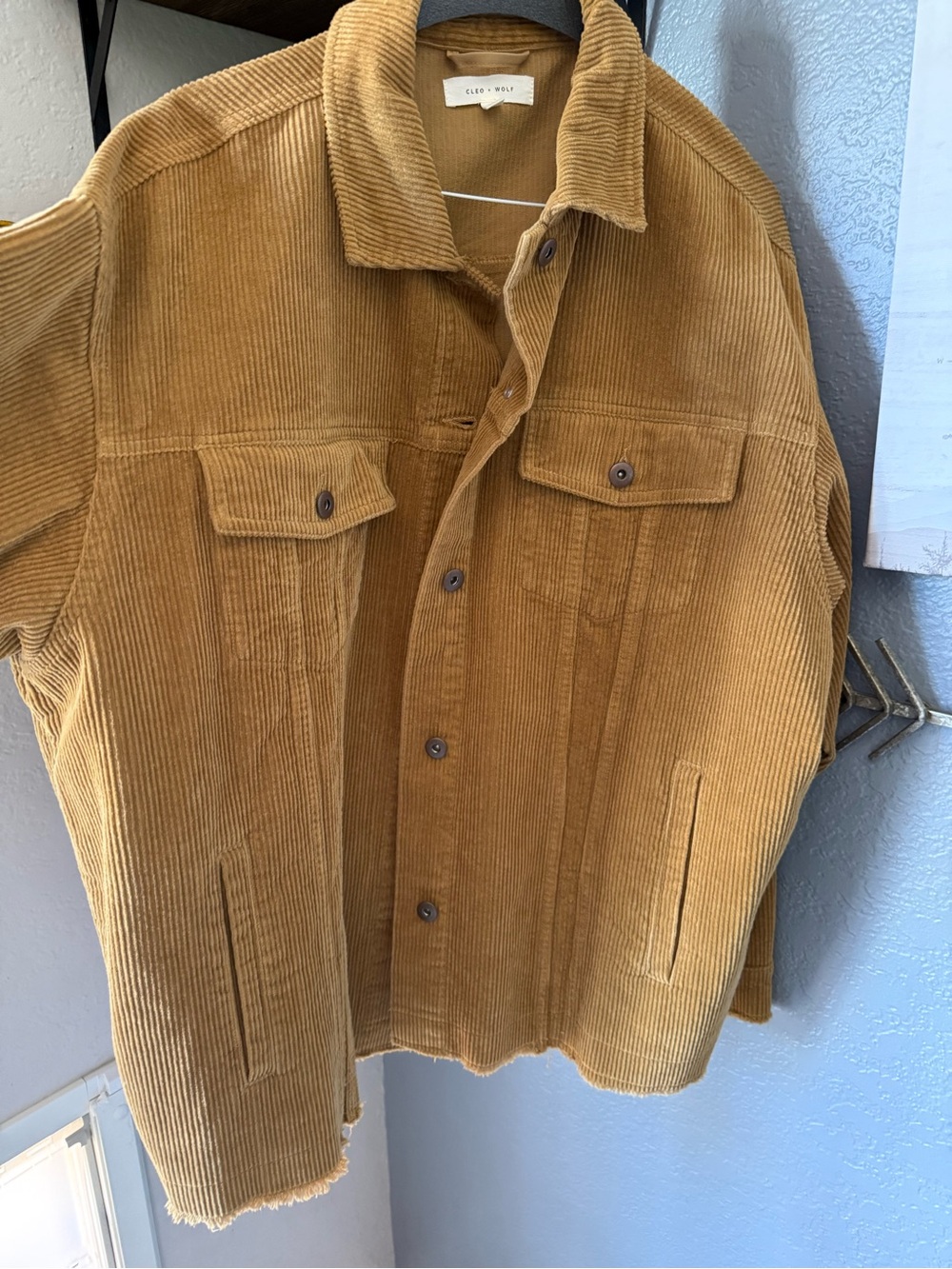 Cleo + Wolf corduroy jacket women’s size large new